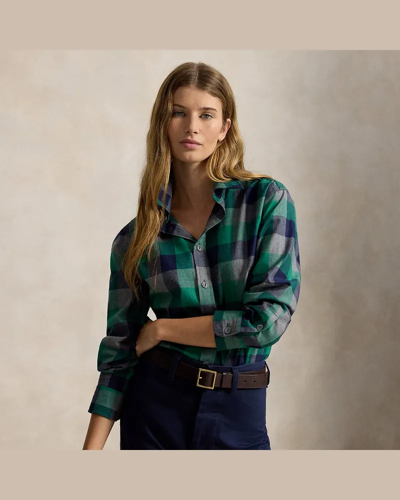 Ralph Lauren Übergroßes Karohemd aus Baumwolltwill Multi