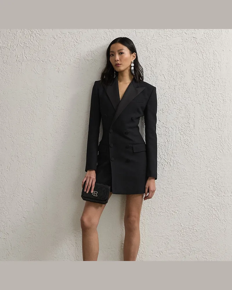 Ralph Lauren Zweireihiges Cocktailkleid Cottrell Black