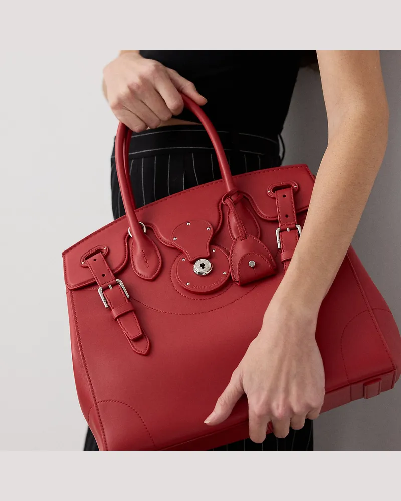 Ralph Lauren Extra-Soft Ricky 33 aus Kalbsleder Red