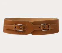 Breiter Taillengürtel aus Kalbsleder