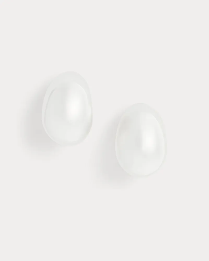 Ralph Lauren Versilberte Ohrstecker Silver