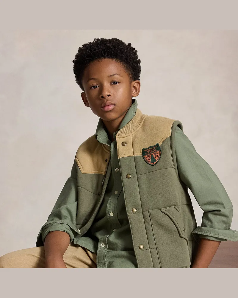 Ralph Lauren Fleeceweste im Westernstil Green
