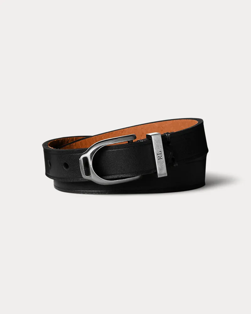Ralph Lauren Schmales Wickelarmband Welington Black