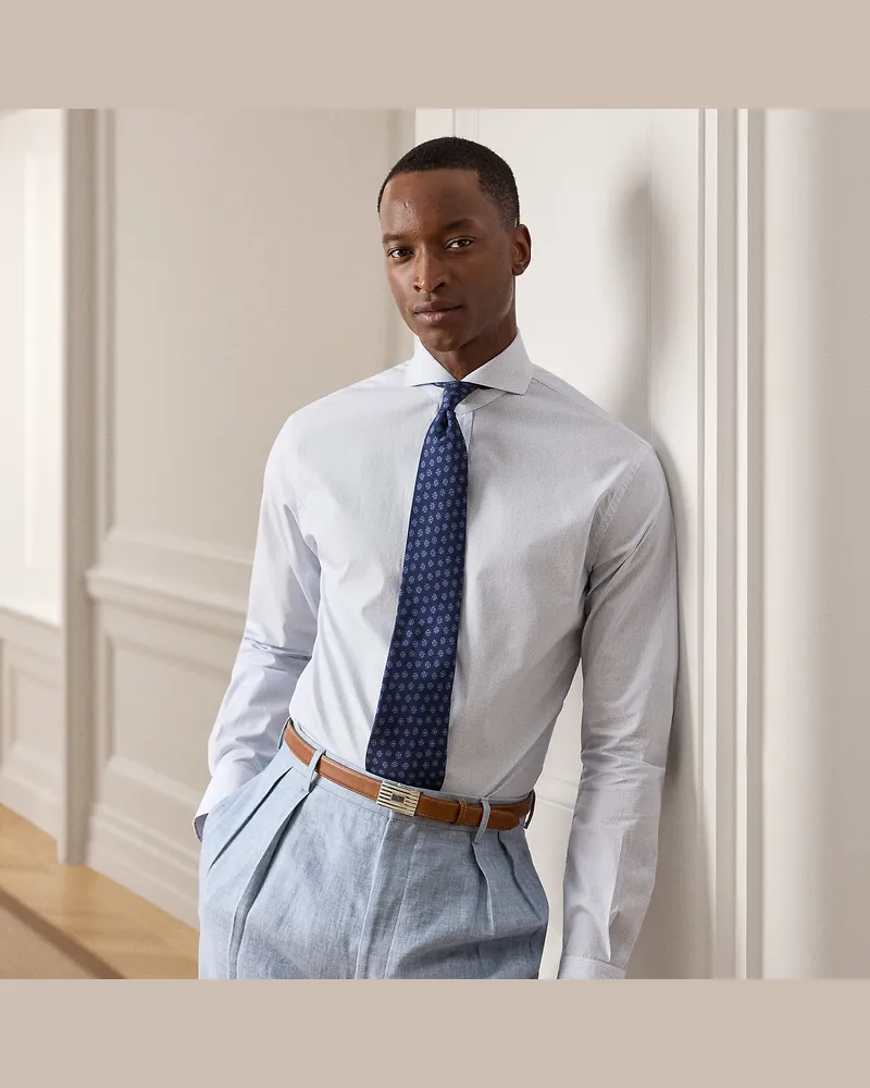 Ralph Lauren Gestreiftes Hemd Blue
