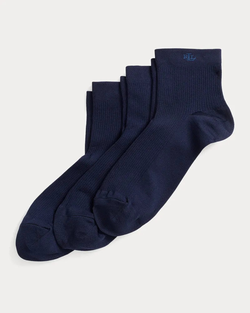 Ralph Lauren Monogramm-Socken im 3er-Pack Blue