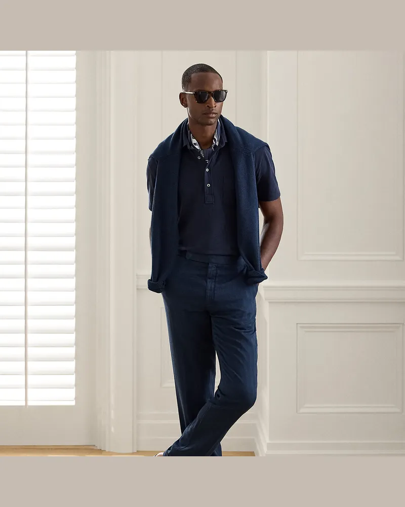 Ralph Lauren Handgeschneiderte Hose Gregory Blue