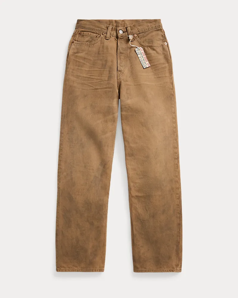 Ralph Lauren Boy-Fit Jeans mit hoher Leibhöhe Brown
