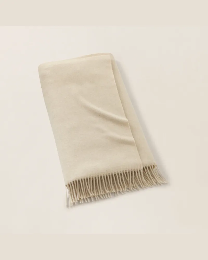 Ralph Lauren Home Flach gewebte Tagesdecke aus Kaschmir Tan