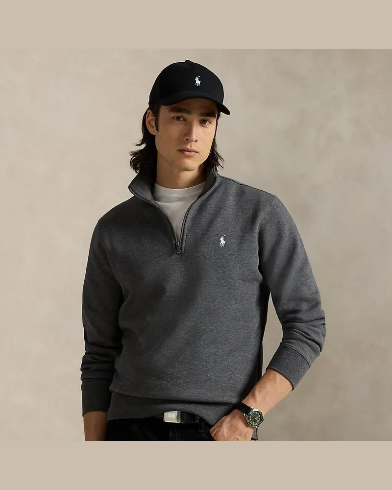 Ralph Lauren Pullover mit Viertelreißverschluss Grey