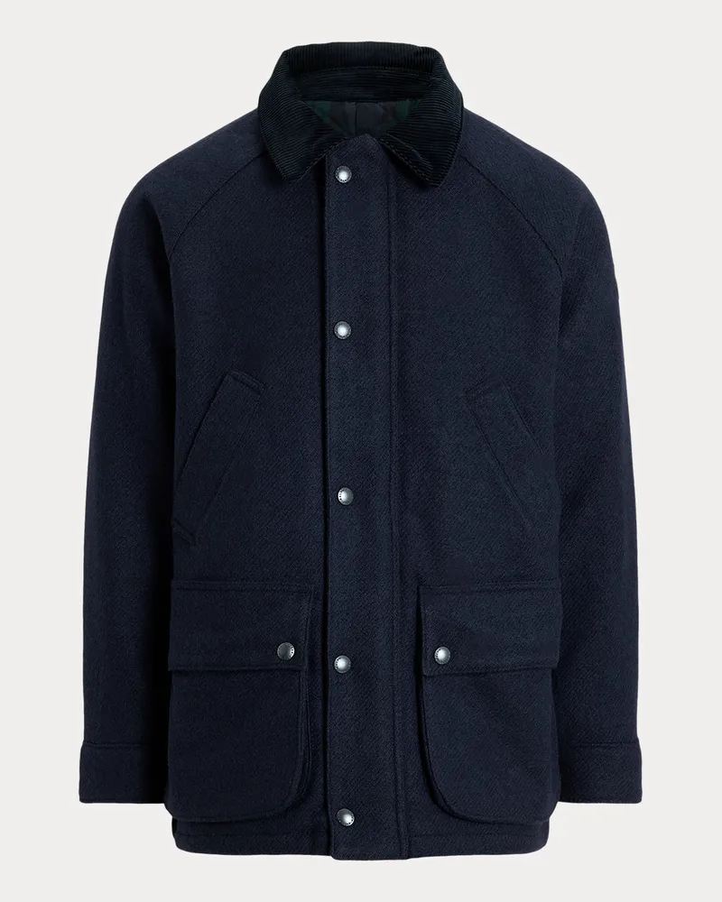 Ralph Lauren Der Steppmantel Langdon aus Wolle Blue