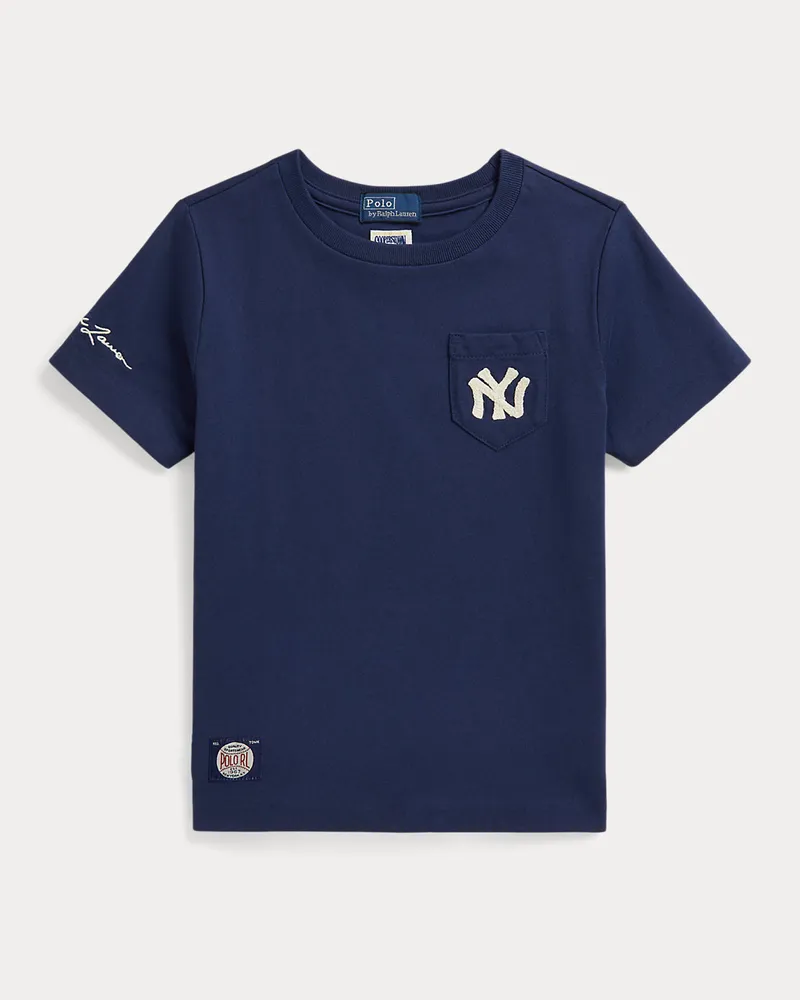 Ralph Lauren T-Shirt Polo   Lauren Yankees Blue