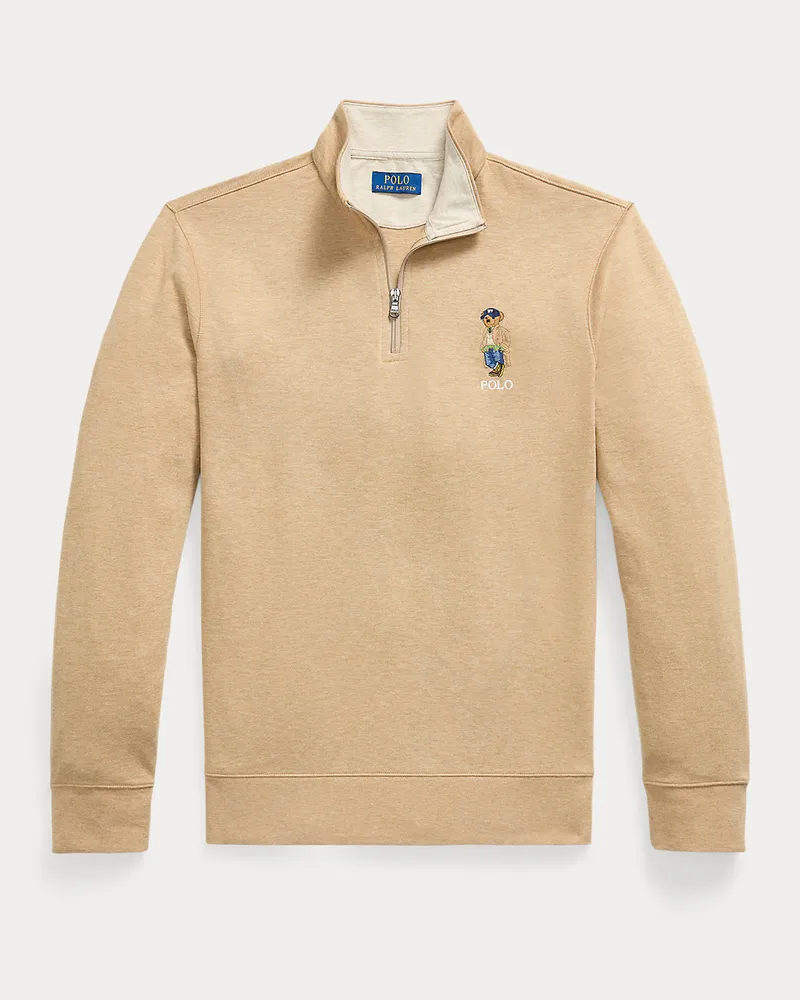 Ralph Lauren Jersey-Pullover mit Polo Bear Tan