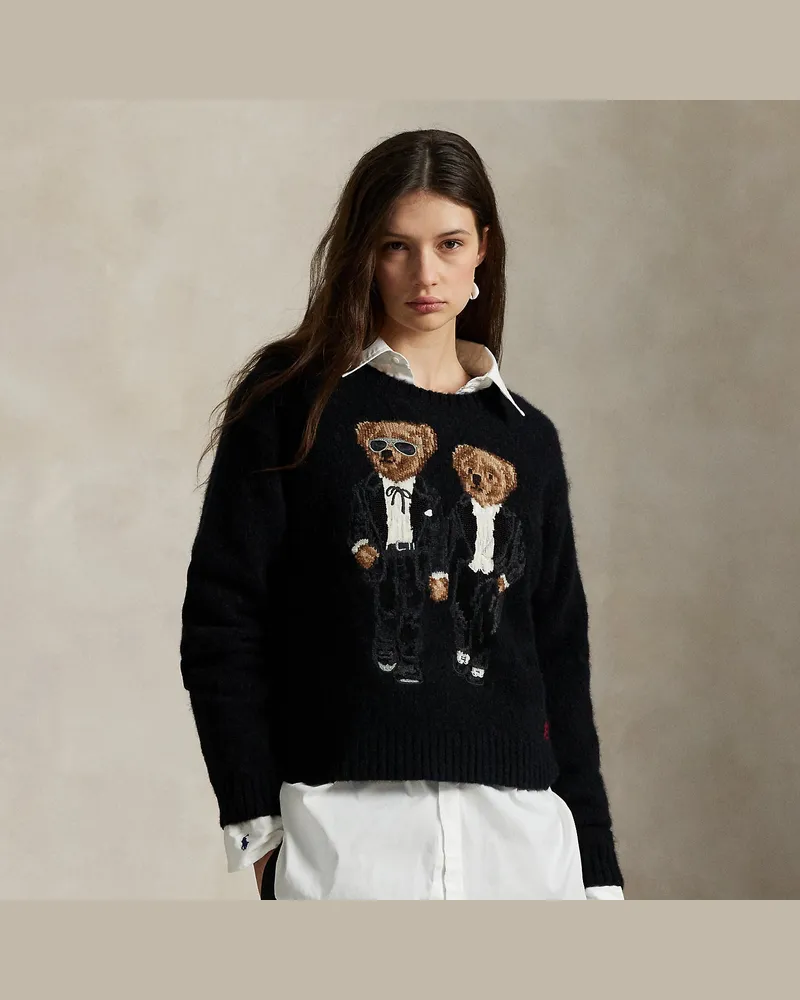 Ralph Lauren Pullover mit  Ralph Lauren & Ricky Polo Bears Black