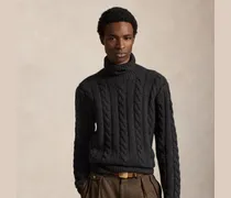 Woll-Kaschmir-Pullover mit Zopfmuster