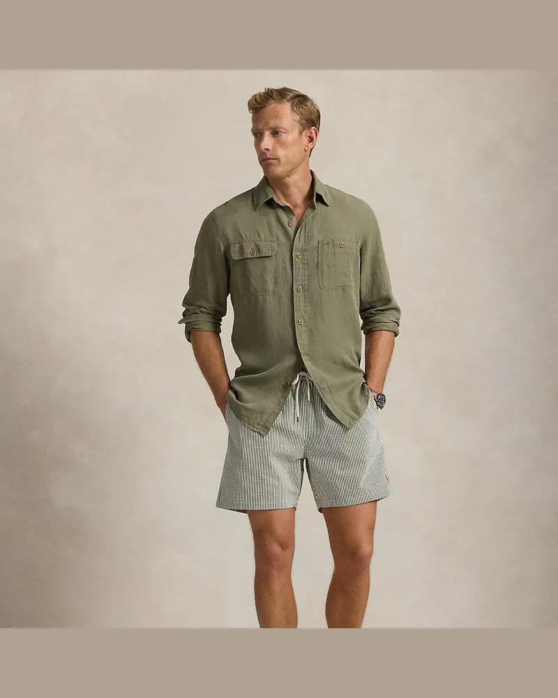 Ralph Lauren Klassische Badeshorts Traveler Green