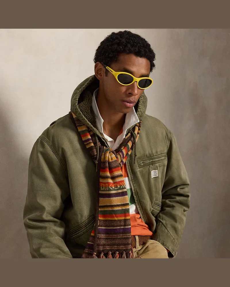 Ralph Lauren Kapuzenjacke aus Segeltuch Grey