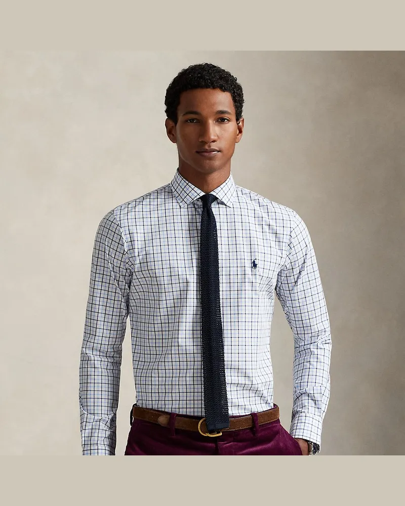 Ralph Lauren Custom-Fit Karohemd aus Popeline Multi