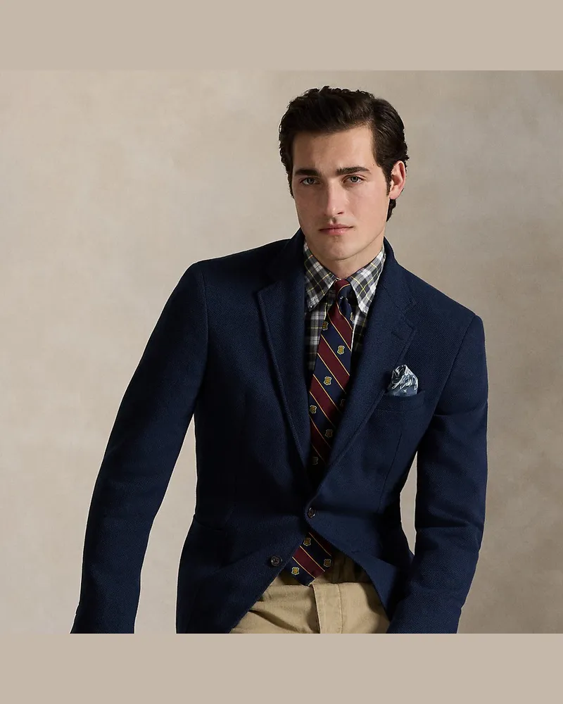 Ralph Lauren Tailored-Fit Polo-Sakko aus Twill Blue