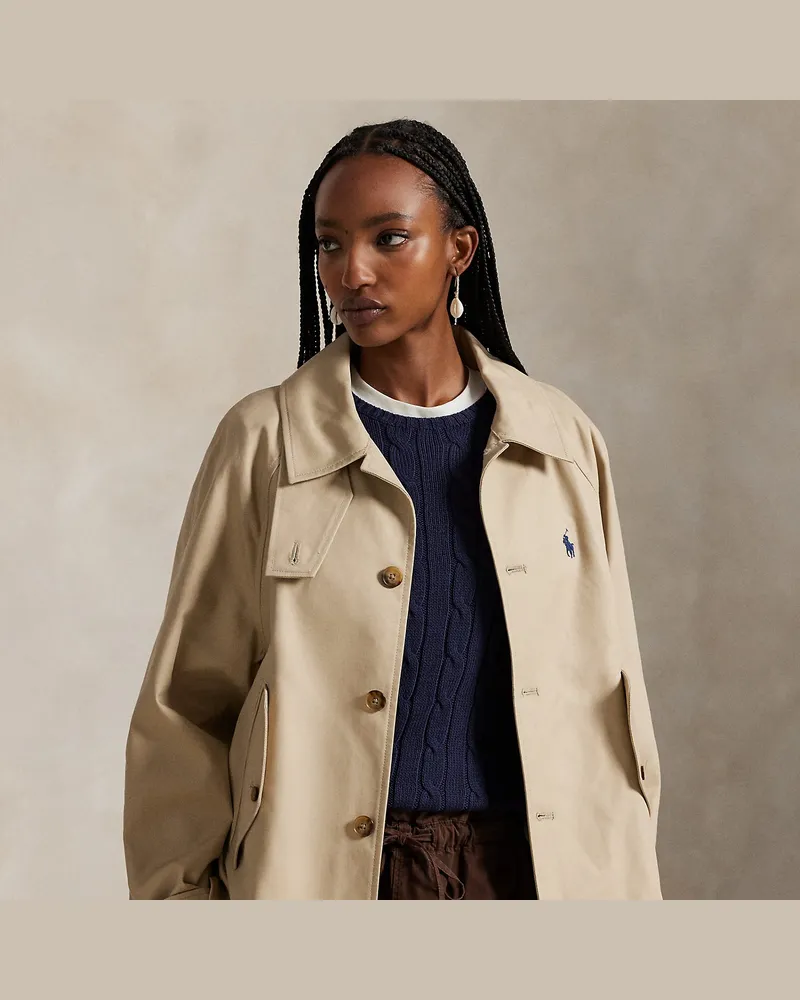 Ralph Lauren Jacke aus Baumwolltwill Tan