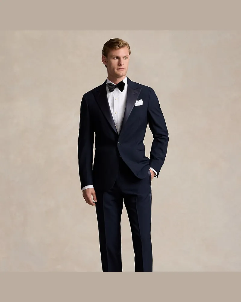 Ralph Lauren Polo-Smoking aus Woll-Barathea Blue