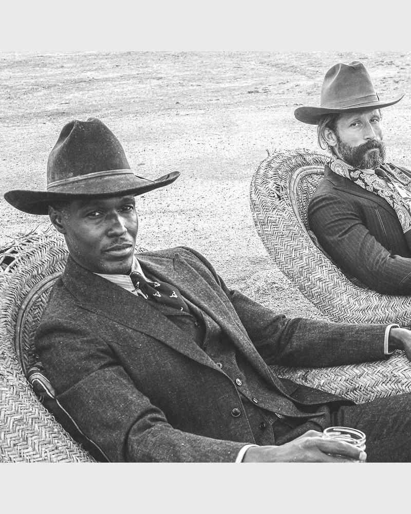 Ralph Lauren Westernweste aus Denim Blue