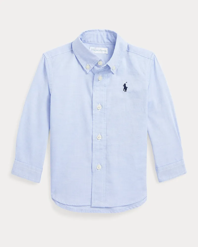 Ralph Lauren Hemd aus Baumwolloxford Blue