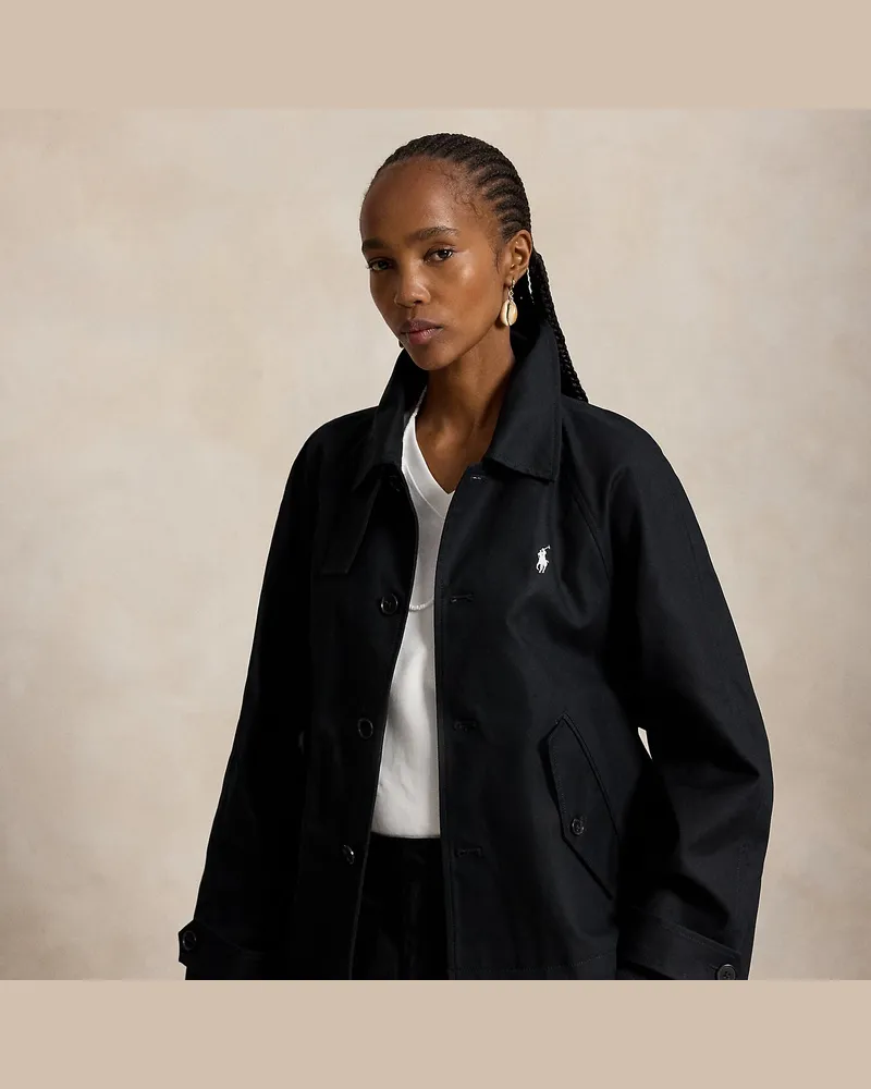 Ralph Lauren Jacke aus Baumwolltwill Black