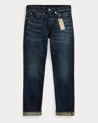 Ralph Lauren Hohe Slim-Fit Bayview-Selvedge-Jeans Blue