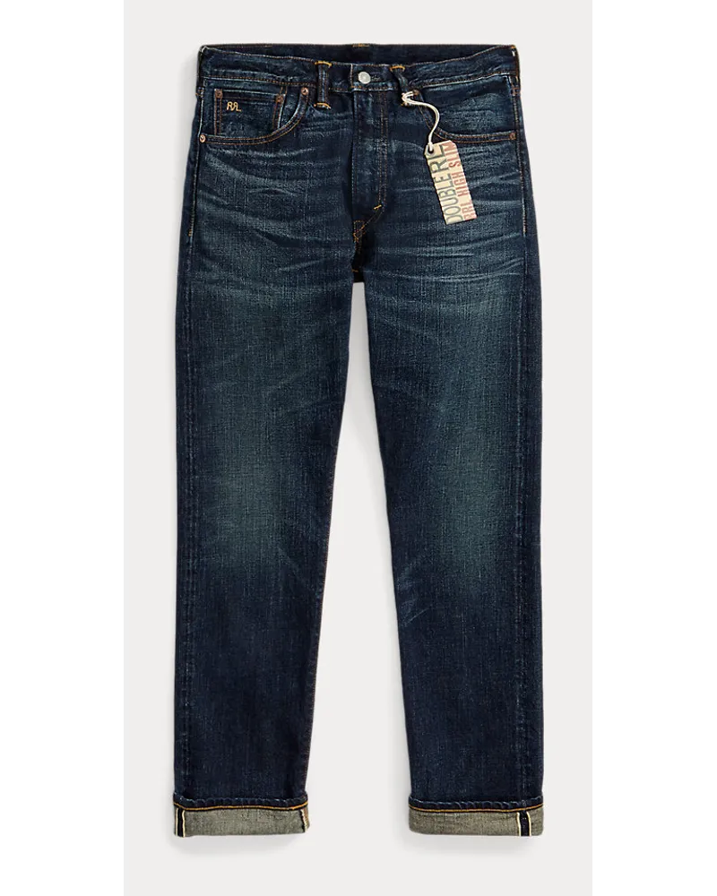 Ralph Lauren Hohe Slim-Fit Bayview-Selvedge-Jeans Blue