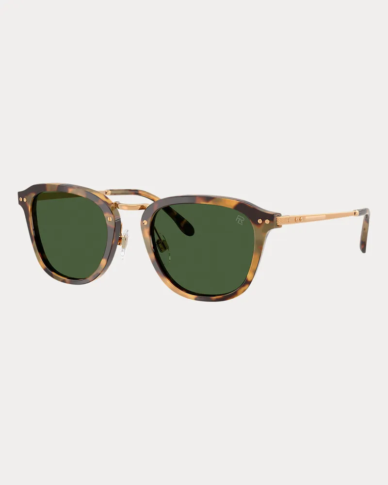 Ralph Lauren Runde Sonnenbrille Automotive Green