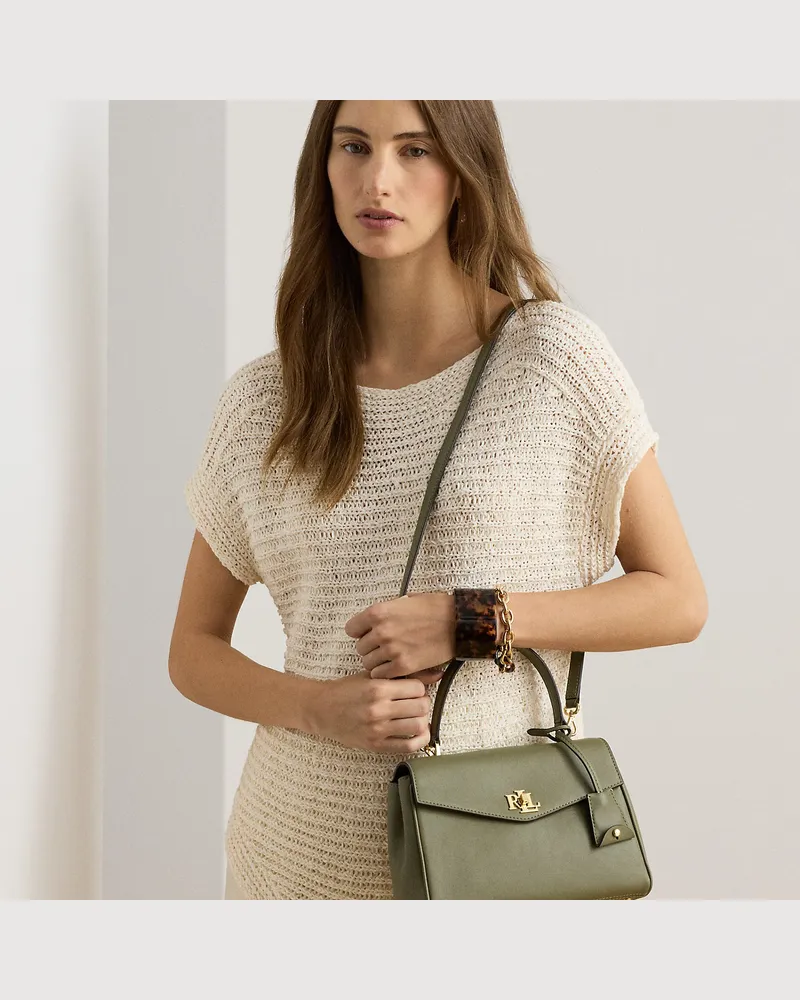Ralph Lauren Kleine Nappaleder-Umhängetasche Farrah Green