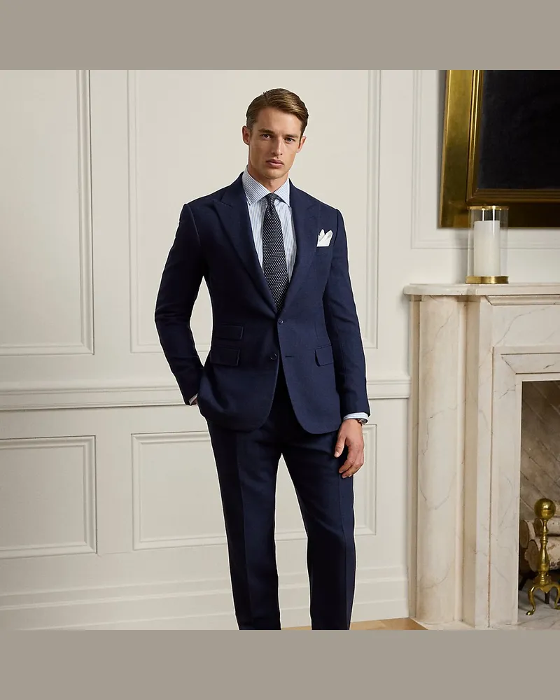 Ralph Lauren Handgeschneiderte Anzughose Gregory Blue