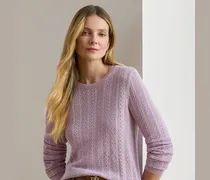 Strickpullover mit Lochmuster