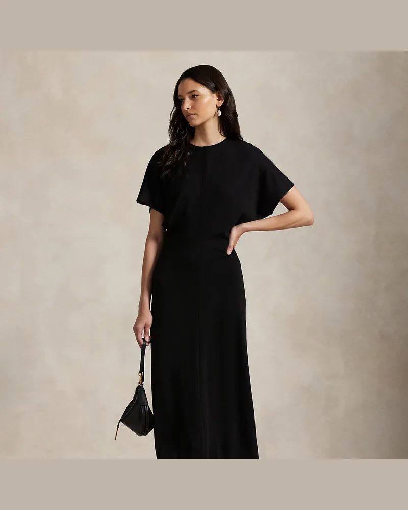 Ralph Lauren Kleid mit Fledermausärmeln Black