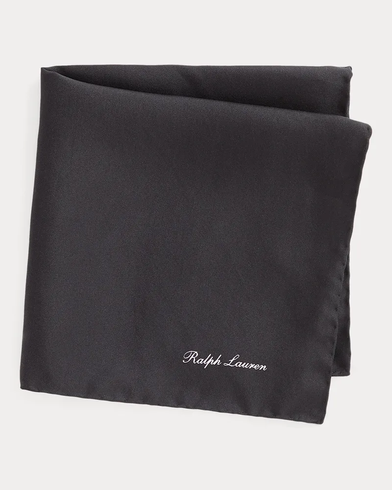 Ralph Lauren Einstecktuch aus Seide Black