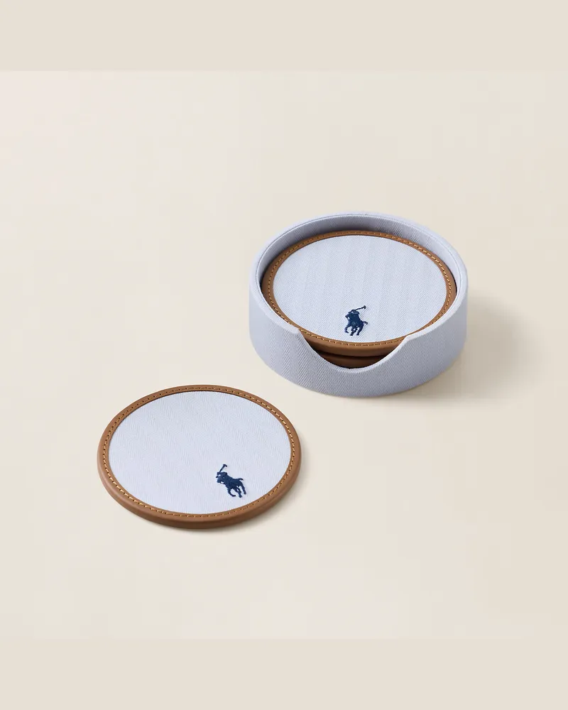 Ralph Lauren Home Untersetzer-Geschenkset Polo Icon Blue