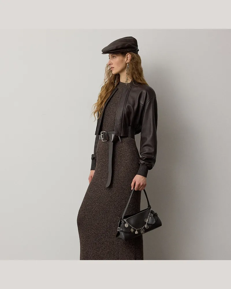Ralph Lauren Tageskleid Windi aus Seidenmischung Brown