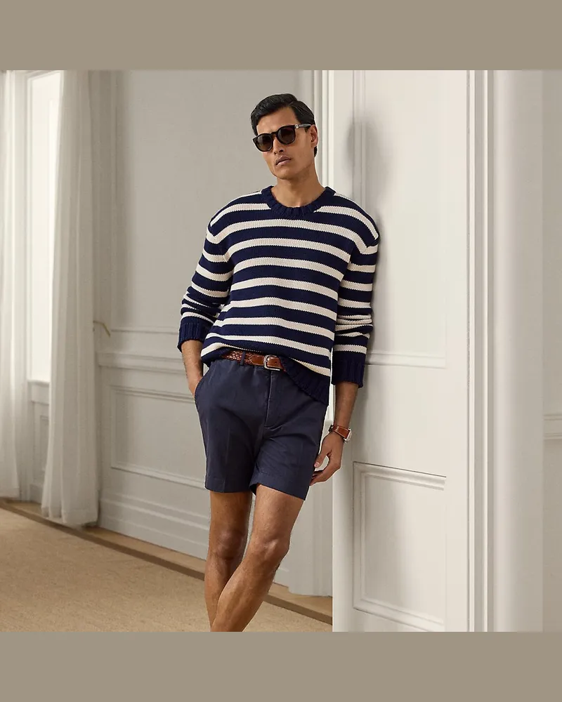 Ralph Lauren Handgeschneiderte Slim-Fit Chinoshorts Blue