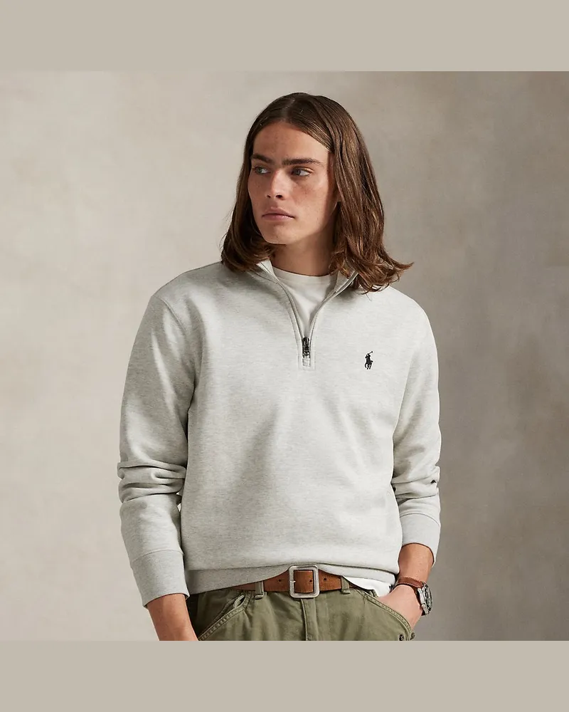 Ralph Lauren Pullover mit Viertelreißverschluss Grey