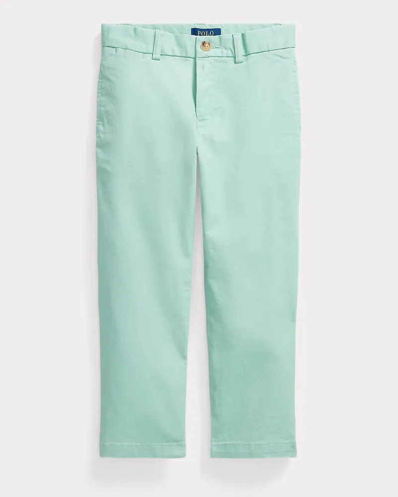 Ralph Lauren Straight-Fit Hose aus abriebfestem Twill Green