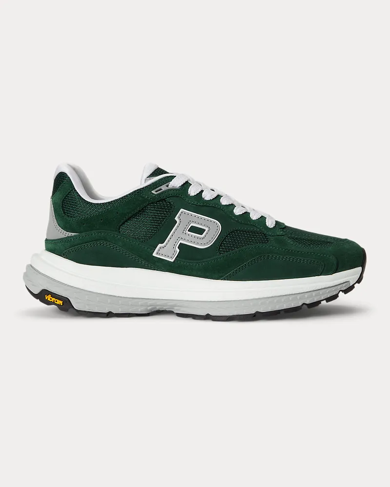 Ralph Lauren Sneaker Modern Trainer 200 mit Wildleder Green