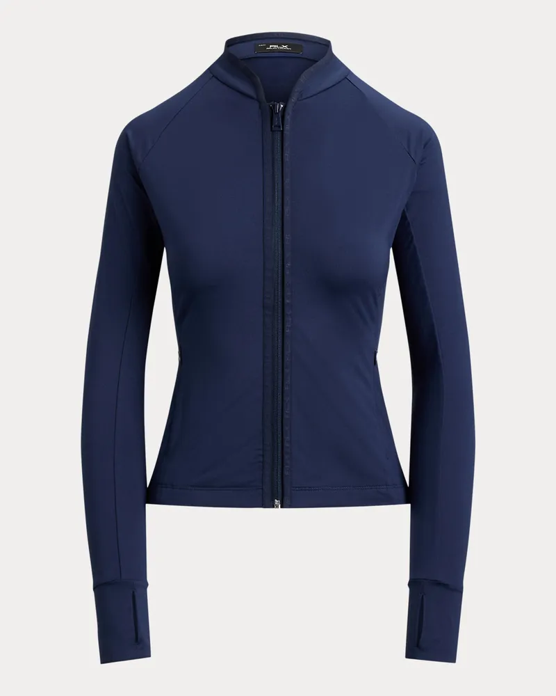 Ralph Lauren Stretchjersey-Jacke mit Reißverschluss Blue