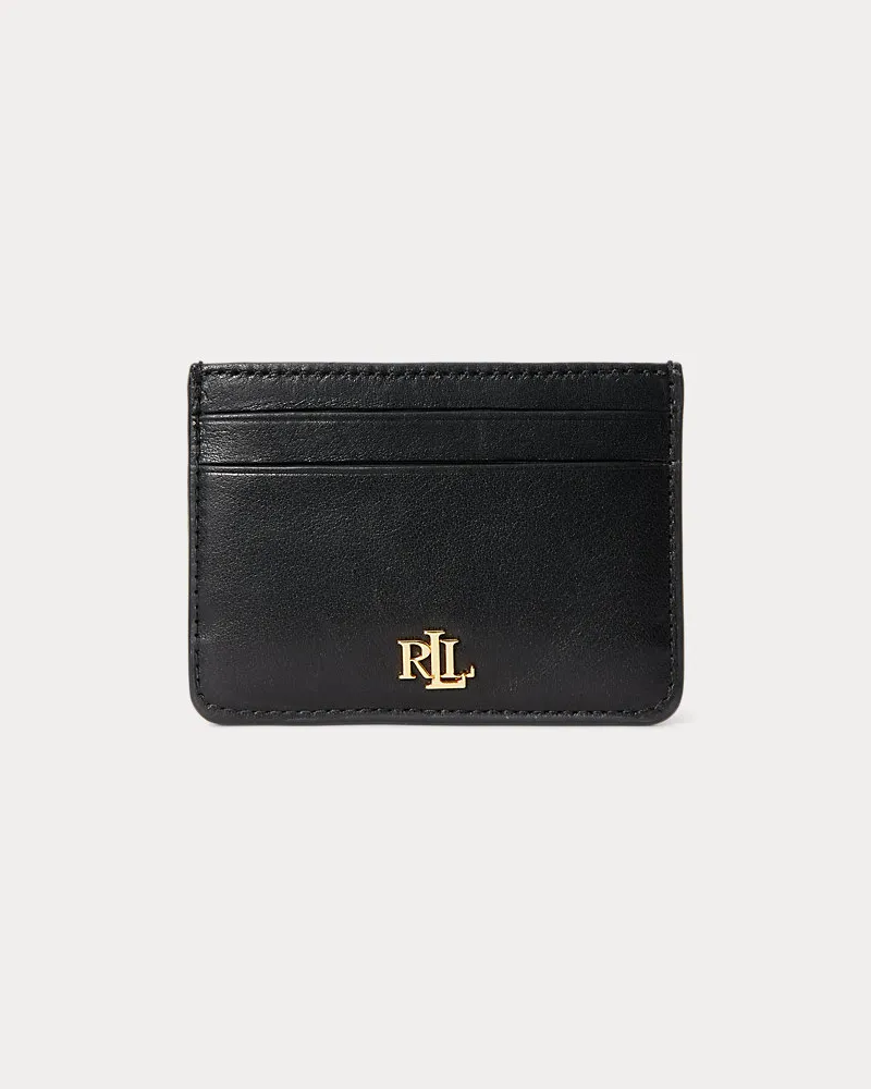 Ralph Lauren Kartenetui aus Leder Black