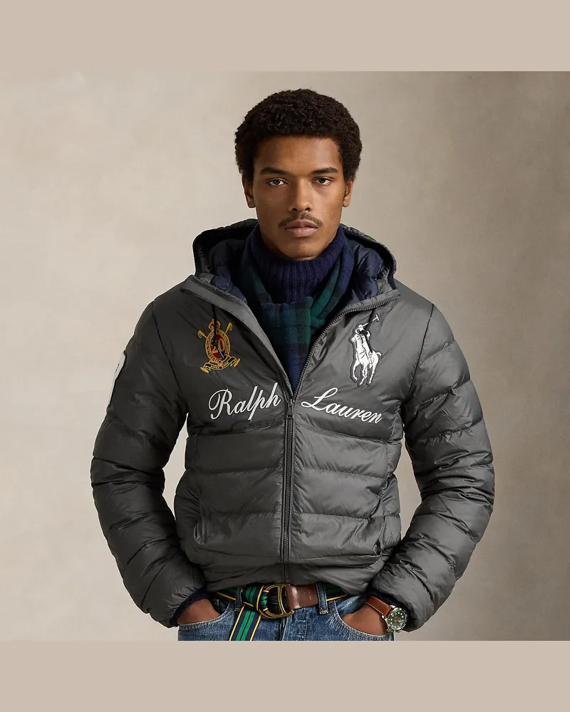 Ralph Lauren Jubiläumsjacke Colden mit Big Pony Grey