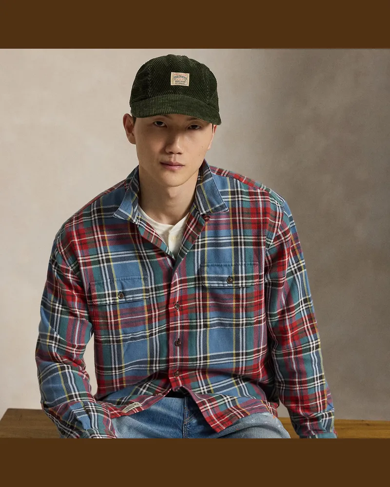Ralph Lauren Kariertes Classic-Fit Flanellhemd Multi