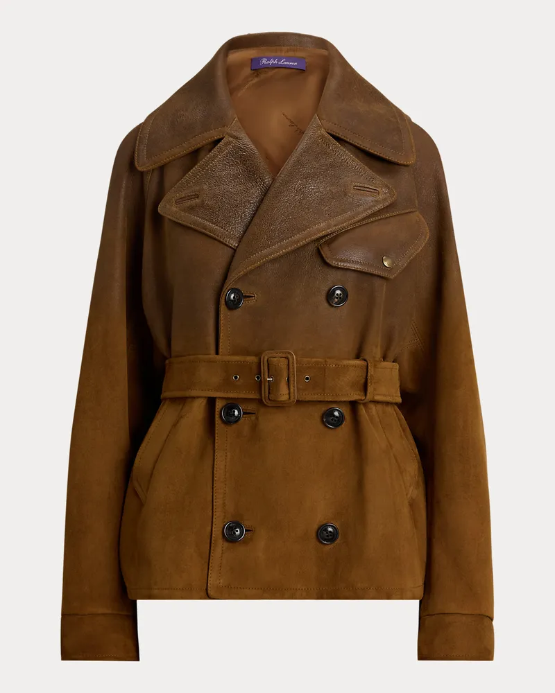 Ralph Lauren Bikerjacke Eldridge aus Lammleder Brown