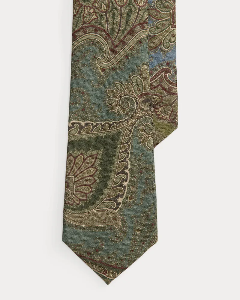 Ralph Lauren Seidenkrawatte mit Paisleymuster Multi