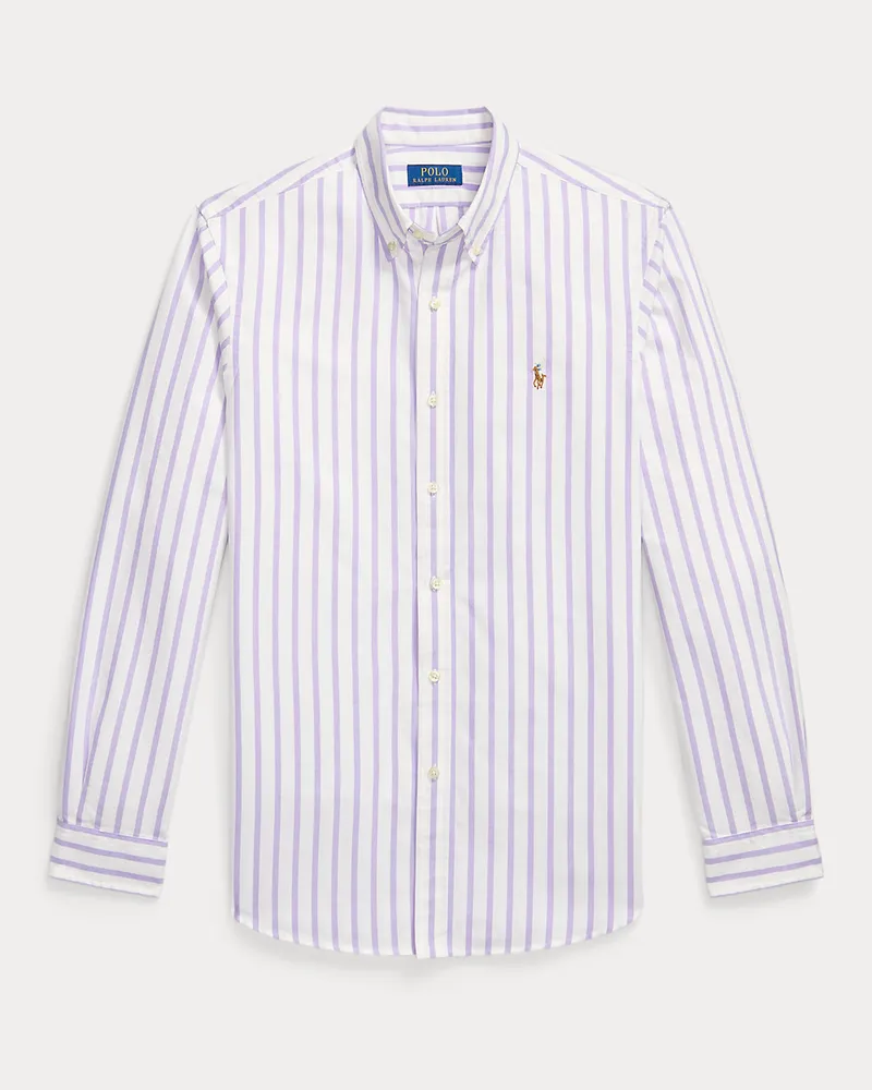 Ralph Lauren Slim-Fit Oxfordhemd mit Streifen White