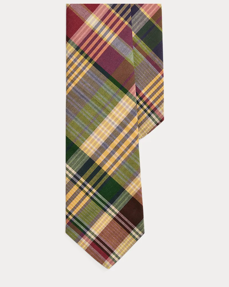 Ralph Lauren Karierte Krawatte aus Baumwolle Multi