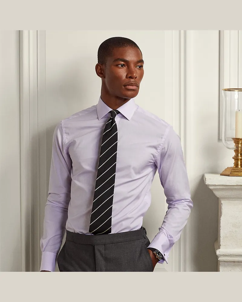 Ralph Lauren Hemd mit Umschlagmanschetten Purple
